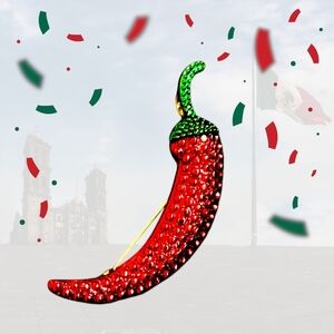 Red  Chili Pepper Brooch